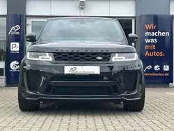 Santorini black Gebraucht 2021 Land Rover Range Rover Sport SVR SUV | 79.850 € (Fairer Preis)