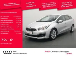 Sparkling silver Gebraucht 2017 Kia Ceed Sportswagon DREAM-TEAM Edition Kombi | 10.980 € (Fairer Preis)