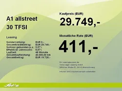 Grau Neu 2025 Audi A1 Kleinwagen | 29.749 € (Etwas zu teuer)