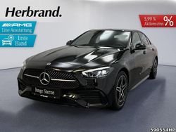 Schwarz Gebraucht 2024 Mercedes C300e AMG line Limousine | 46.460 € (Fairer Preis)