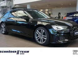 Mythosschwarz metallic Neu 2025 Audi A6 S-Line Kombi | 58.790 € (Superpreis)