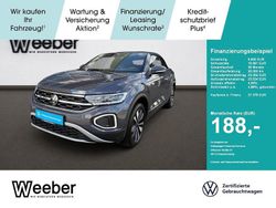 Rauchgrau (metallic) Gebraucht 2024 VW T-Roc Cabriolet Move Cabrio | 27.378 € (Guter Preis)