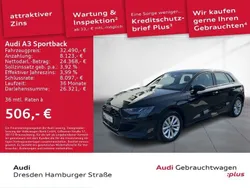 Schwarz Gebraucht 2025 Audi A3 Sportback Performance Limousine | 32.490 € (Fairer Preis)