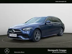 Lack sodalithblau Gebraucht 2024 Mercedes C300e AMG Kombi | 52.380 € (Etwas zu teuer)
