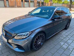 Grau Gebraucht 2018 Mercedes C200 AMG line Kombi | 25.500 € (Teuer)