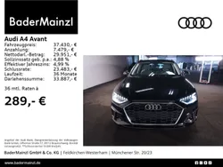 Schwarz Gebraucht 2025 Audi A4 S-Line Kombi | 37.430 € (Superpreis)