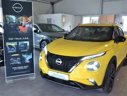 Iconic yellow metallic Neu 2024 Nissan Juke Tekna SUV | 33.590 € (Teuer)