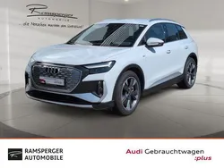 Weiß (gletscherweiß metallic) Gebraucht 2022 Audi Q4 e-tron Basis SUV | 31.480 € (Fairer Preis)