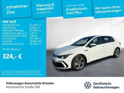 Pure white Gebraucht 2024 VW Golf VIII R-line Limousine | 31.490 € (Superpreis)