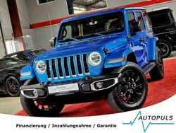 Hydro blue pearl coat Gebraucht 2021 Jeep Wrangler Sahara SUV | 53.999 € (Fairer Preis)