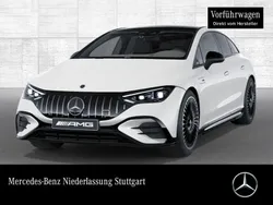 Weiß Gebraucht 2024 Mercedes EQE AMG 53 AMG Limousine | 76.890 € (Etwas zu teuer)