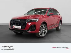 Rot Gebraucht 2024 Audi Q7 S-Line SUV | 64.970 € (Superpreis)
