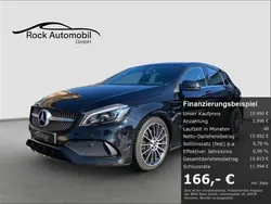 Schwarz Gebraucht 2017 Mercedes A180 AMG line Limousine | 19.990 € (Etwas zu teuer)