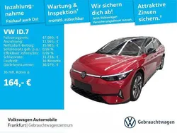 Kings red metallic/schwarz Gebraucht 2024 VW ID.7 GTX Limousine | 47.980 €