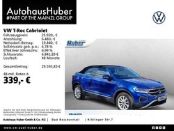 Blau Gebraucht 2024 VW T-Roc Cabriolet Style Cabrio | 25.920 € (Superpreis)