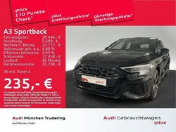 Mythosschwarz metallic Gebraucht 2022 Audi A3 Sportback e-tron Ambiente Limousine | 28.446 € (Fairer Preis)