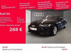 Mythosschwarz metallic Gebraucht 2024 Audi A4 Advanced Plus Limousine | 34.960 € (Fairer Preis)