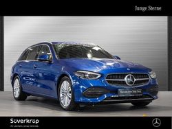 Metalliclack spektralblau (metallic) Gebraucht 2024 Mercedes C200 Avantgarde Kombi | 36.590 € (Superpreis)