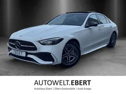 Polarweiß Gebraucht 2023 Mercedes C300e AMG Limousine | 55.880 € (Teuer)