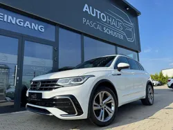Pure white Gebraucht 2021 VW Tiguan R-line SUV | 32.950 € (Guter Preis)