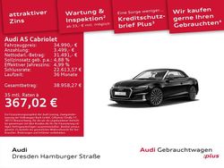 Brillantschwarz Gebraucht 2022 Audi A5 Cabriolet Ambiente Cabrio | 34.990 € (Guter Preis)