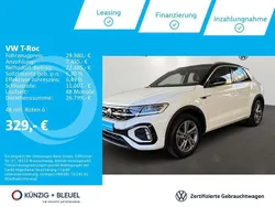 Pure white Gebraucht 2024 VW T-Roc R-line SUV | 29.980 € (Fairer Preis)