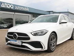 Weiß Gebraucht 2022 Mercedes C220 AMG line Limousine | 37.500 € (Guter Preis)