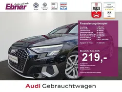 Brillantschwarz Gebraucht 2024 Audi A3 Sportback Ambiente Limousine | 31.620 € (Fairer Preis)