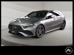 Grau metalliclack mountaingrau Gebraucht 2024 Mercedes A180 AMG Limousine | 32.879 € (Fairer Preis)