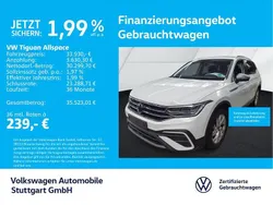 Pure white Gebraucht 2024 VW Tiguan Allspace Life SUV | 33.930 € (Superpreis)