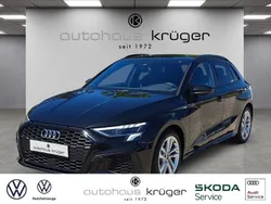Schwarz Gebraucht 2022 Audi A3 Sportback S-Line Limousine | 29.900 € (Teuer)