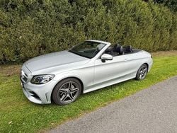 Silber Gebraucht 2018 Mercedes C220 AMG line Cabrio | 32.900 € (Fairer Preis)