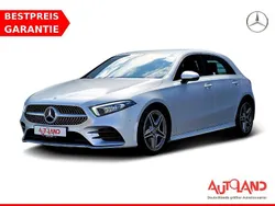 Silber Gebraucht 2021 Mercedes A200 AMG line Limousine | 24.950 € (Fairer Preis)
