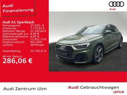 Distriktgrün metallic Gebraucht 2025 Audi A1 Sportback S-Line Kleinwagen | 27.420 € (Etwas zu teuer)