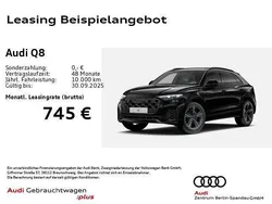 Schwarz Gebraucht 2024 Audi Q8 S-Line SUV | 76.970 € (Fairer Preis)