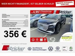 Mythosschwarz metallic Gebraucht 2022 Audi Q4 Sportback e-tron S-Line SUV | 29.949 € (Superpreis)