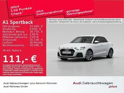 Gletscherweiß metallic Gebraucht 2024 Audi A1 Sportback Advanced Kleinwagen | 23.449 € (Superpreis)