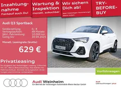 Gletscherweiß metallic Gebraucht 2024 Audi Q3 Sportback S-Line SUV | 48.990 € (Teuer)