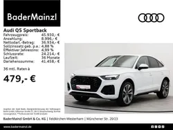 Gletscherweiß metallic (metallic) Gebraucht 2023 Audi Q5 Sportback Ambiente SUV | 45.930 € (Etwas zu teuer)