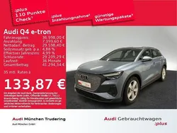 Geysirblau metallic Gebraucht 2024 Audi Q4 e-tron Ambiente SUV | 36.998 € (Superpreis)