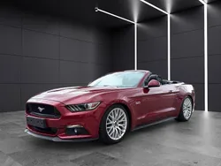 Rot Gebraucht 2016 Ford Mustang GT Convertible Cabrio | 33.995 € (Guter Preis)
