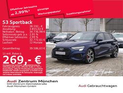 Navarrablau metallic Gebraucht 2022 Audi S3 Sport Limousine | 38.592 € (Etwas zu teuer)