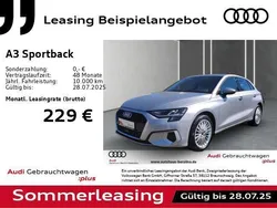 Silber Gebraucht 2023 Audi A3 Sportback Limousine | 26.033 € (Guter Preis)