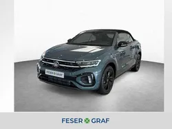 Petroleum blue metallic / schwarz Neu 2025 VW T-Roc Cabriolet R-line Cabrio | 50.560 € (Teuer)
