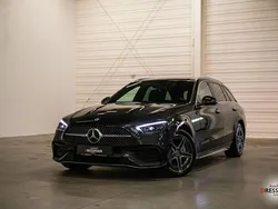 Olivgruen matt Gebraucht 2023 Mercedes C300e AMG line Kombi | 47.470 € (Etwas zu teuer)