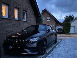 Schwarz Gebraucht 2017 Mercedes E300 AMG line Cabrio | 40.990 € (Etwas zu teuer)
