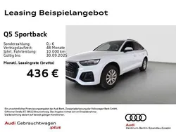 Weiß Gebraucht 2024 Audi Q5 Sportback S-Line SUV | 51.665 € (Etwas zu teuer)