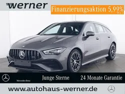 Lack mountaingrau (metallic) Gebraucht 2024 Mercedes CLA35 AMG Premium Limousine | 47.774 € (Superpreis)