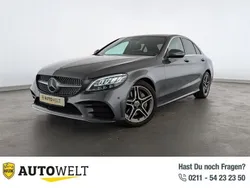 Selenitgrau lack Gebraucht 2019 Mercedes C300 AMG line Limousine | 30.460 € (Superpreis)