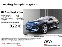 Mythosschwarz metallic Gebraucht 2022 Audi Q4 e-tron S-Line SUV | 26.689 € (Fairer Preis)